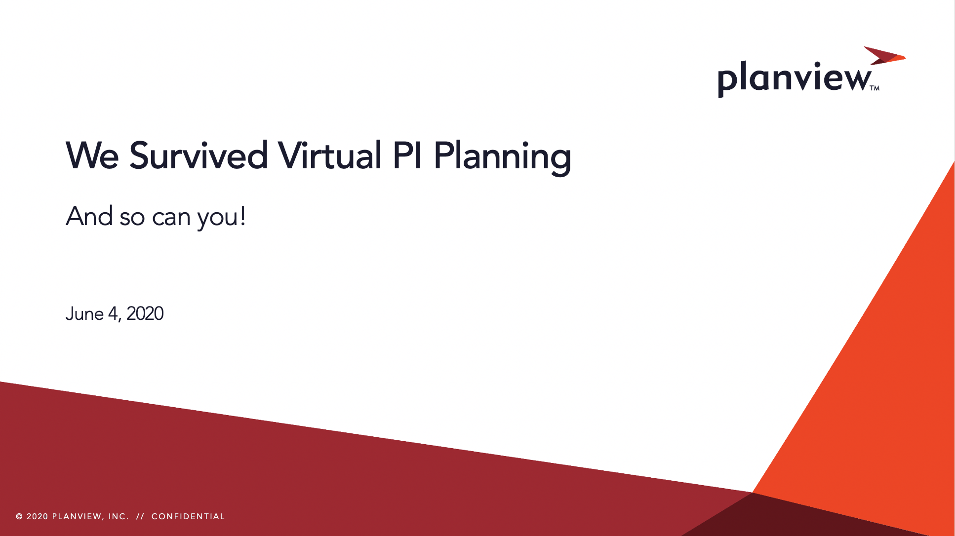 We Survived Virtual PI Planning!